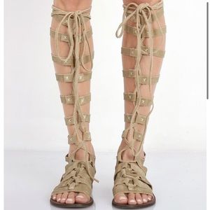 Free People Cypress Tall Gladiator Sandal size 41 / 11